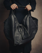 -SPECIAL- “VALENTINO GARAVANI” 2006-2009 Histoire whipstitch leather tote bag