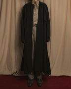 -SPECIAL- "Y's" 15AW Cape design panel oversized stand collar coat
