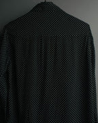 "CELINE" 2010's-2020's Polka dot viscose long sleeve shirt