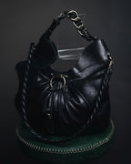 –SPECIAL– "Salvatore Ferragamo"
00’s Gancini gathered leather hobo bag