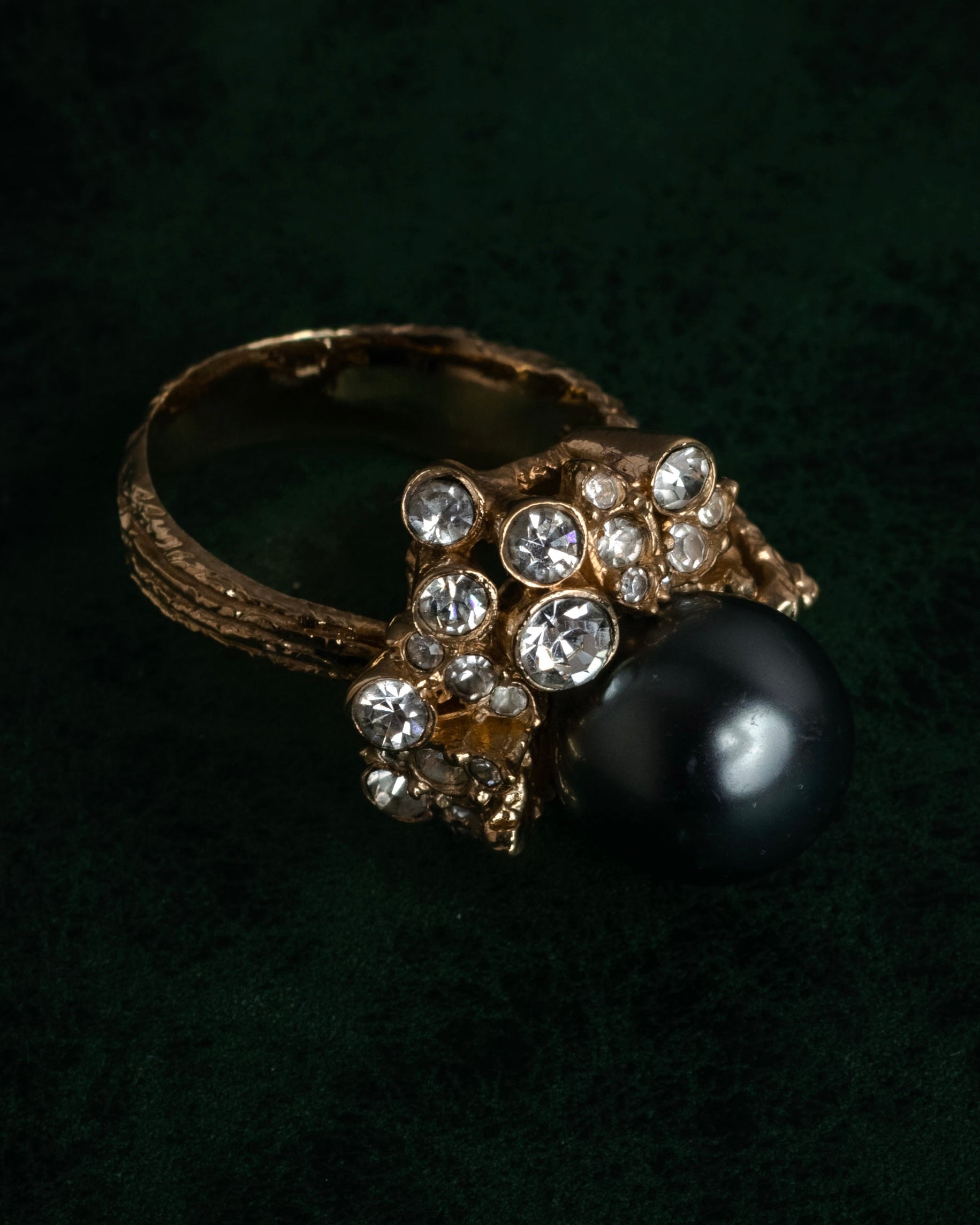 “Christian Dior” 60’s-70’s Organic pearl cluster ring