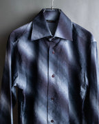 Vintage wrinkled unevenly dyed shirt