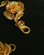 “KENZO” 90’s-00’s sculptural rose motif bracelet