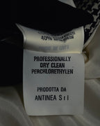 "Emporio Armani" 90’s Houndstooth piped crest blazer