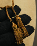 -SPECIAL- “Christian Dior“ 70’s-80’s Tassel rope chain necklace