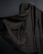 "Ernesto" Glen plaid flannel tailored jacket
