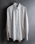 "HERMES" Multi-stripe pattern hand-sewn nuance cotton shirt
