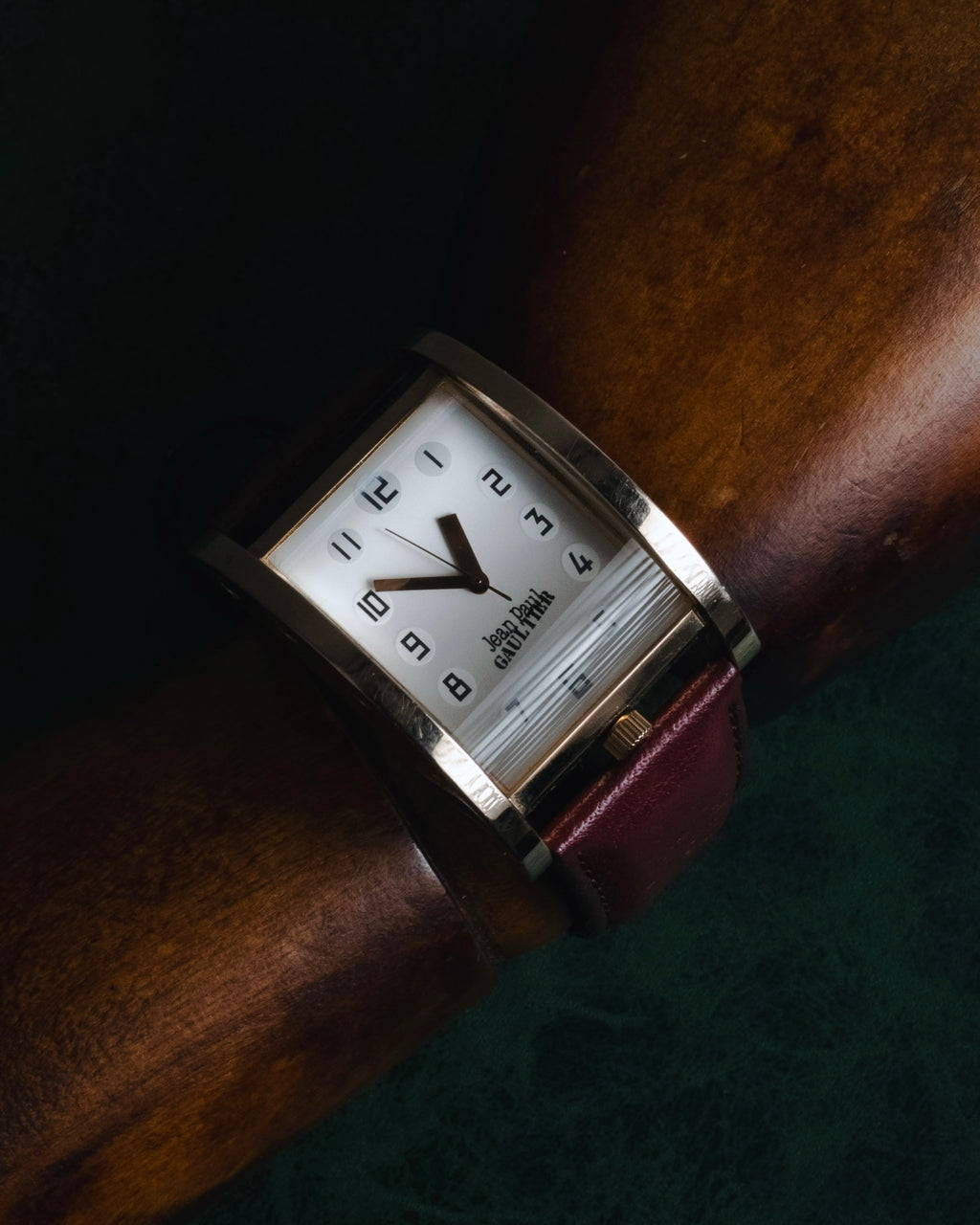 "Jean Paul GAULTIER" Curved Rectangular Dress Watch
