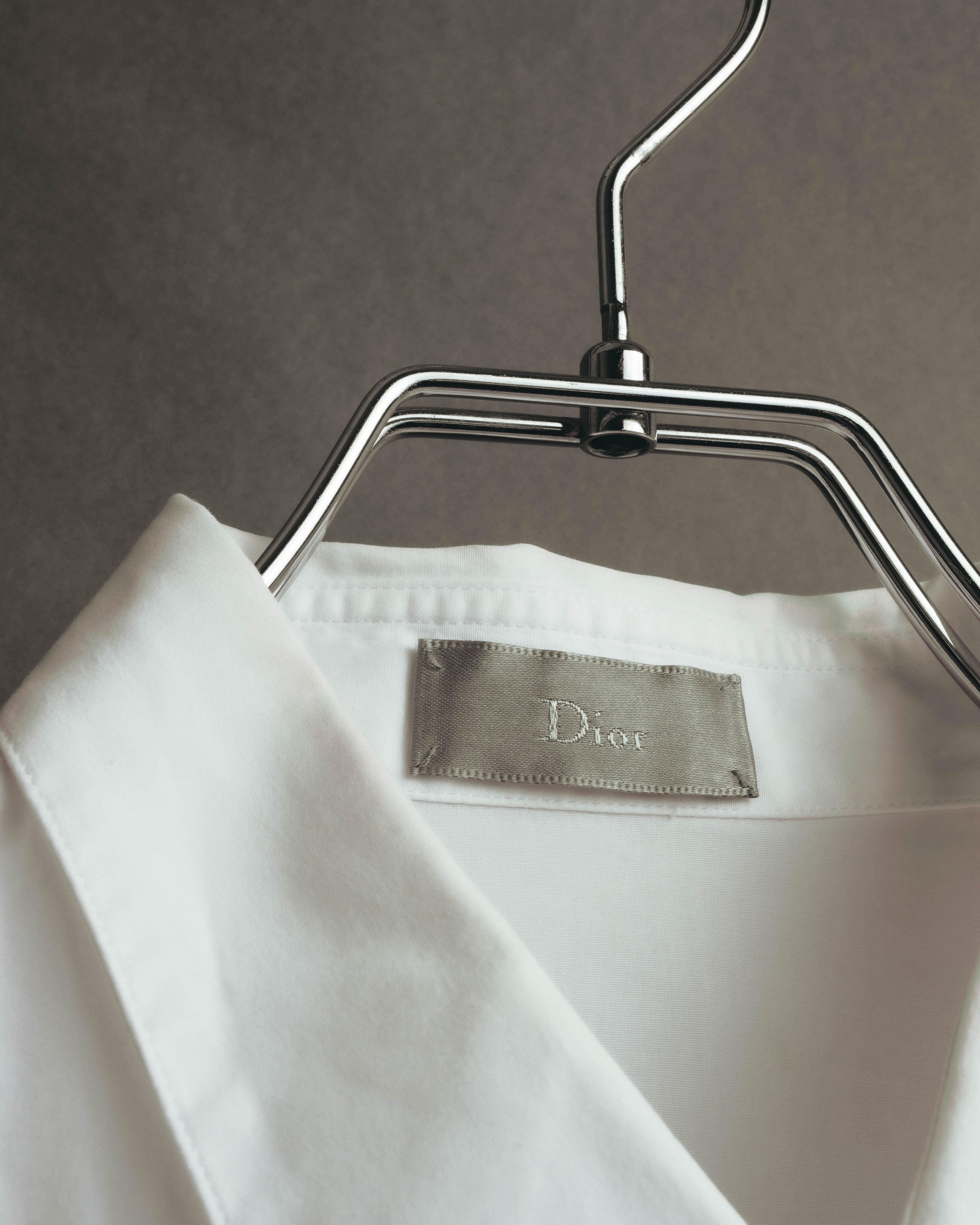 "Christian Dior" 10's Clean cotton dress shirt