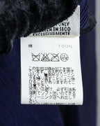 "HERMES" Bowtie detail balloon sleeve sheer pullover