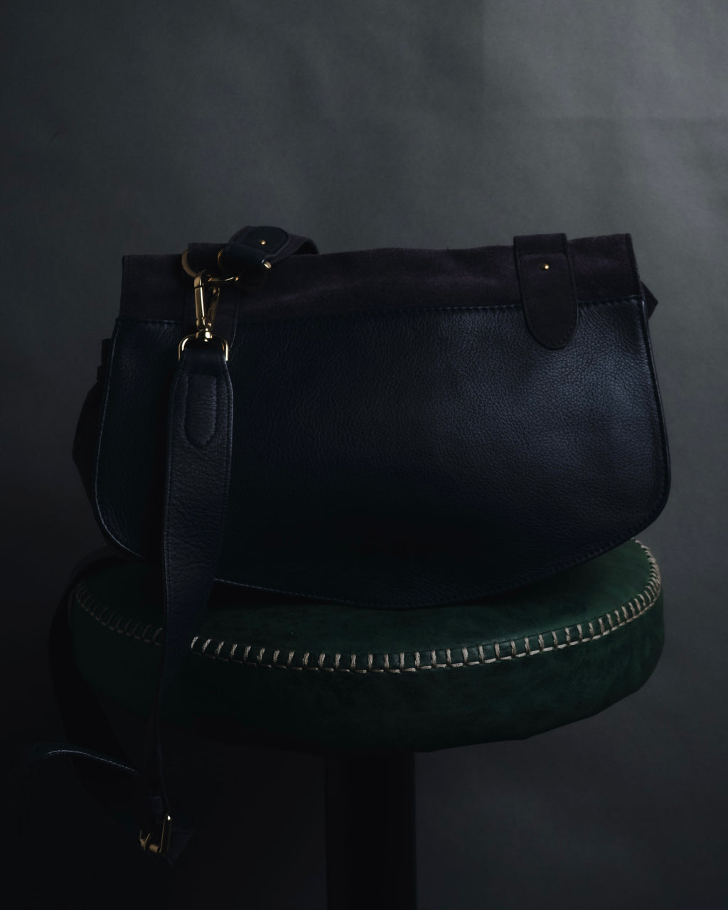 "See By Chloé" 2010s Suede tassel saddle Collins shoulder bag