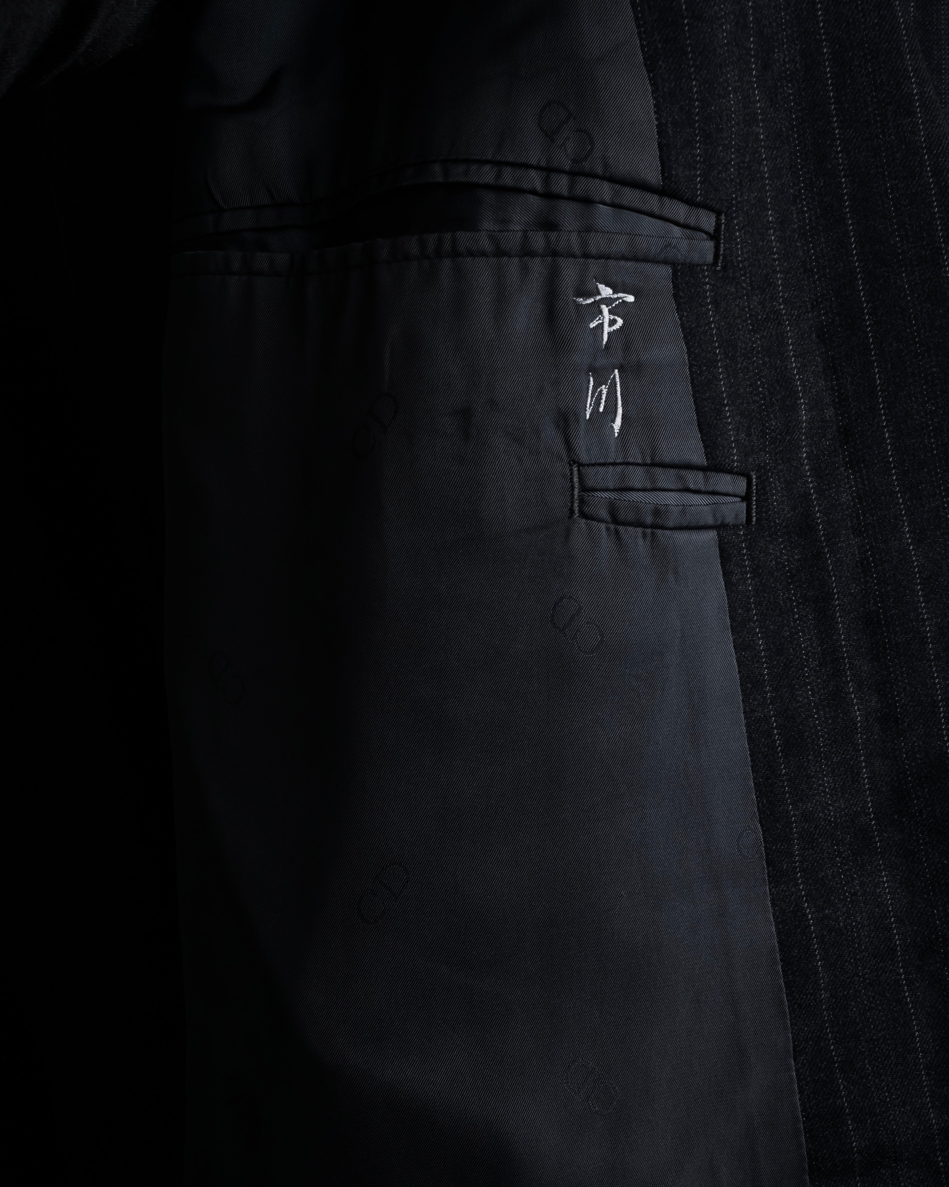 "Christian Dior" 90’s Pinstripe double breasted suit set up