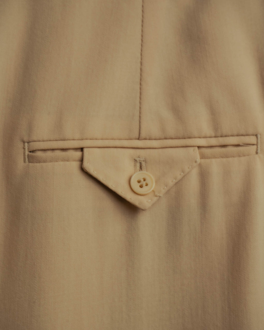 –SPECIAL– “HERMÈS” 90’s silk-lined wool wide trousers