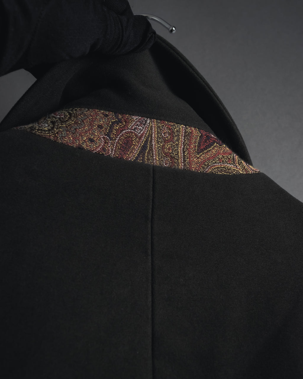 "ETRO" 08AW graphic-lined double-breasted coat