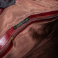 "Cartier" 2C logo engraved bordeaux color boston bag