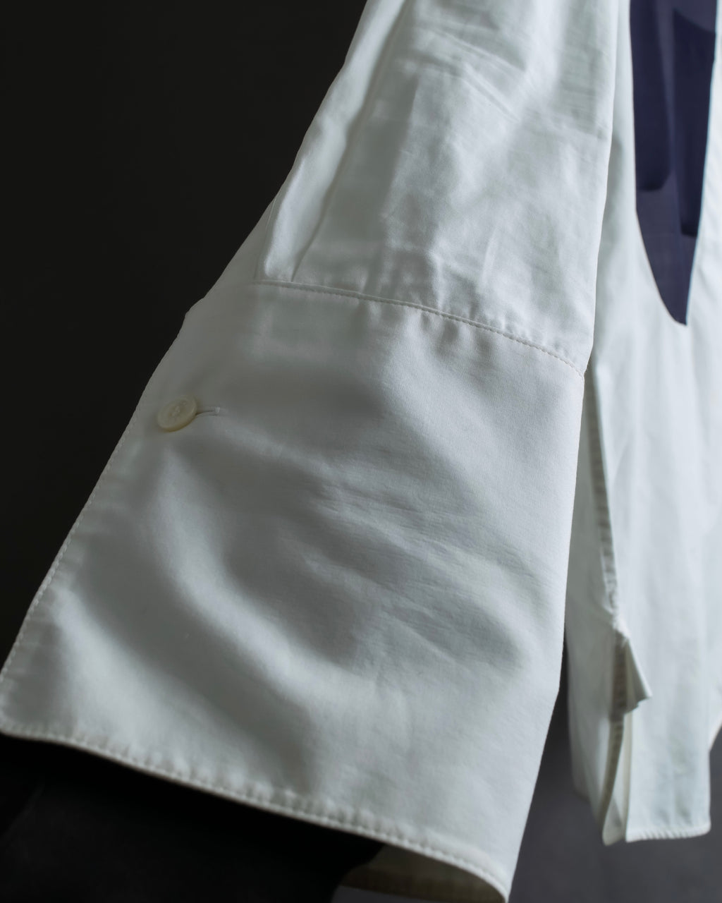 "CELINE" Combination color dress shirt