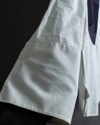 "CELINE" Combination color dress shirt