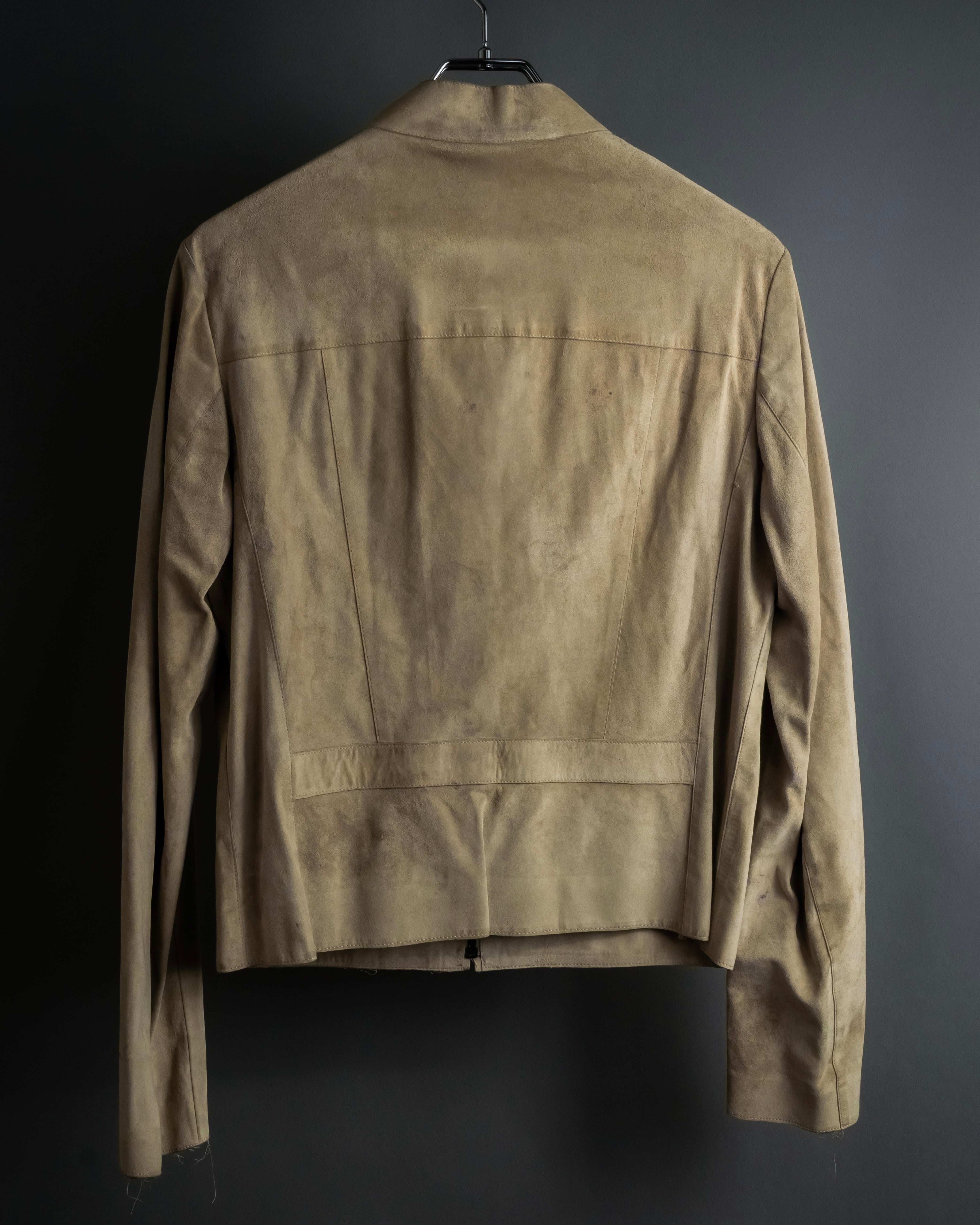 "GUCCI" Sand beige suede set up