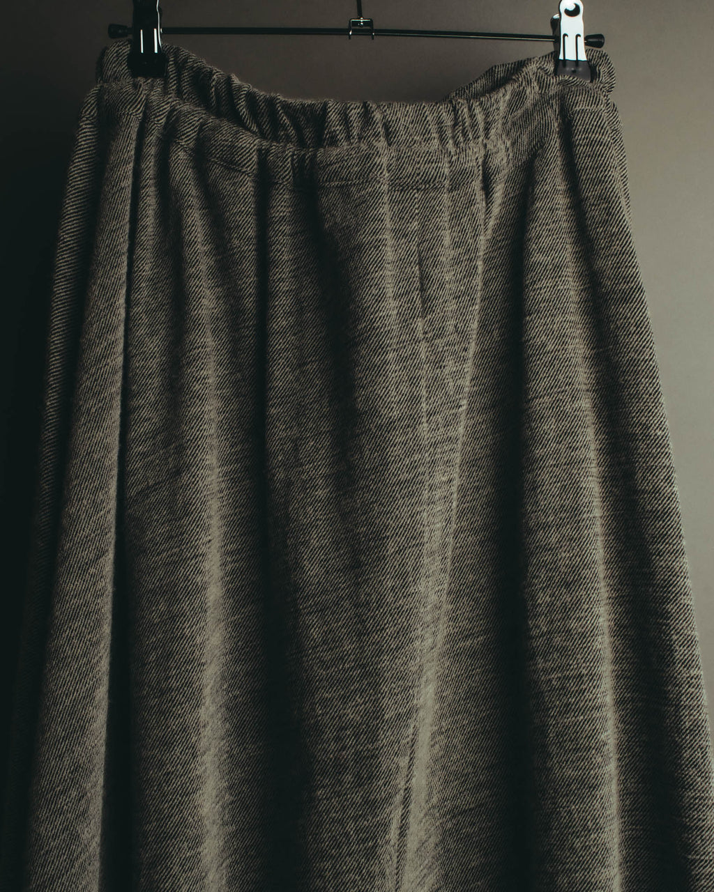 “Y’s” 09SS  Textured jersey drawstring long skirt