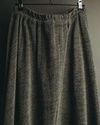 “Y’s” 09SS  Textured jersey drawstring long skirt