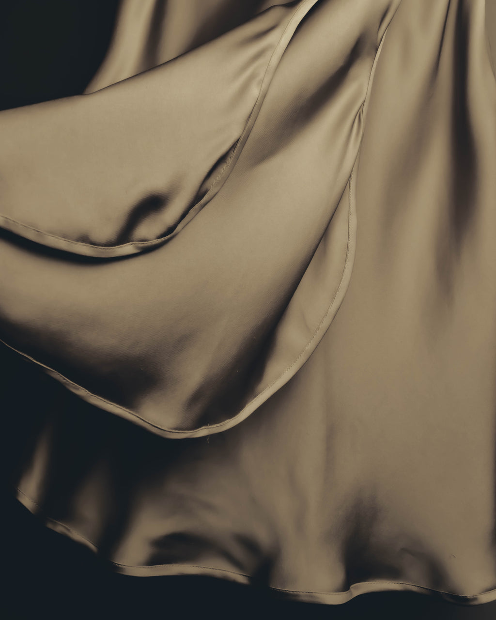 "GIORGIO ARMANI" 90's-00's Draped silk sleeveless top and skirt set