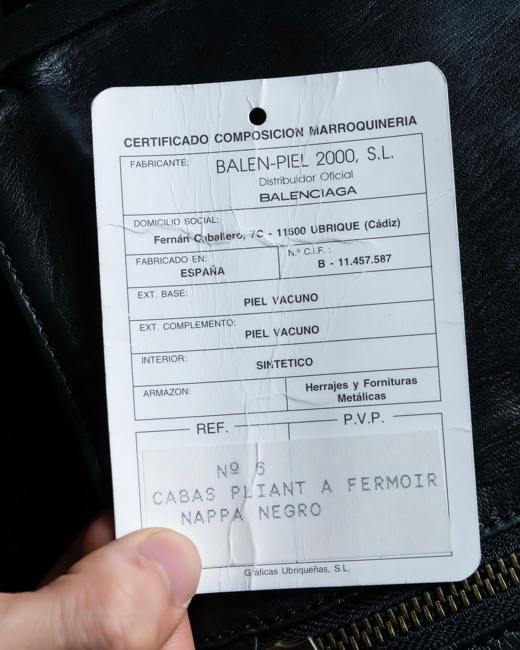 "BALENCIAGA" Buckle belt design one handle bag