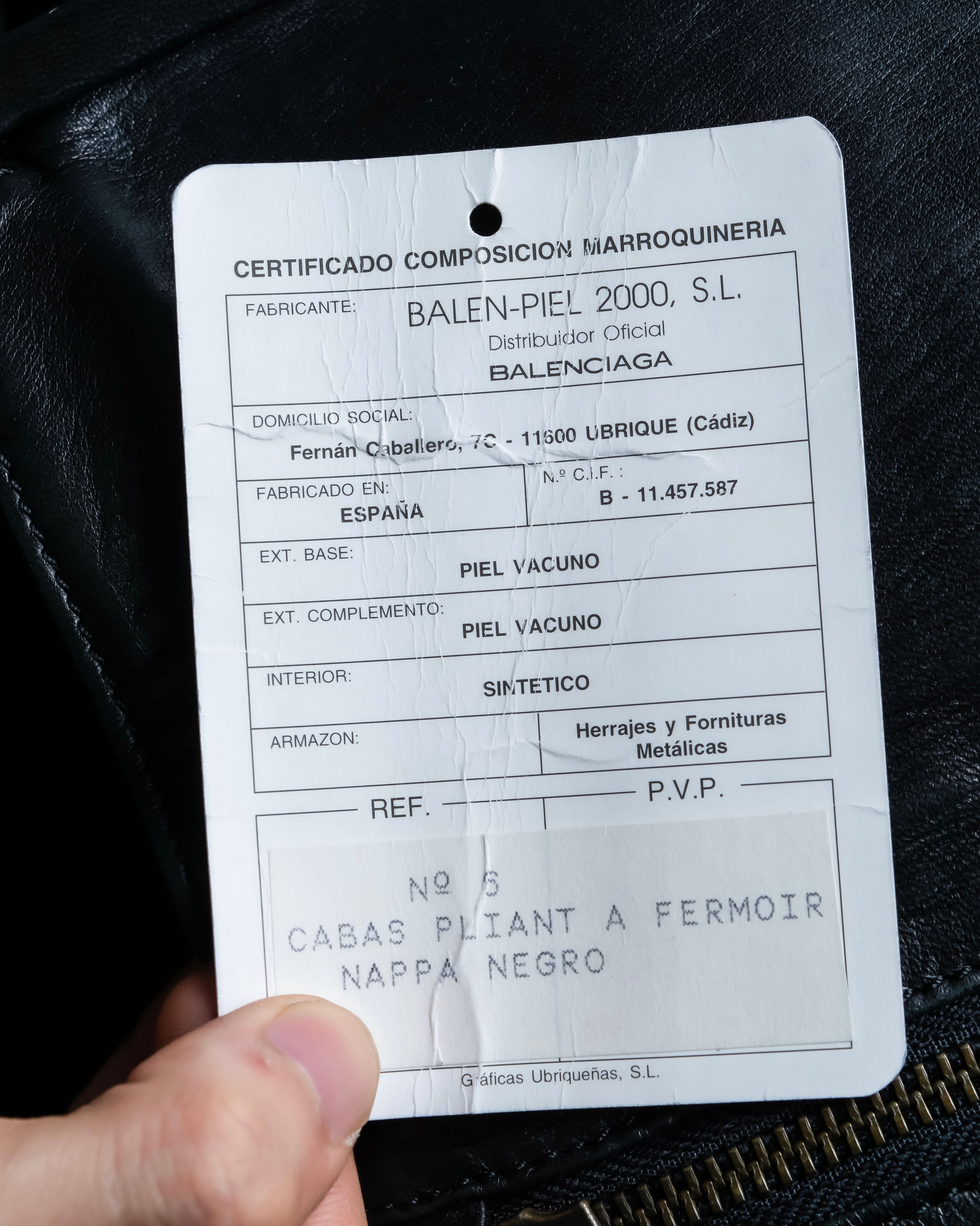 "BALENCIAGA" Buckle belt design one handle bag