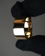“Chloé” 2010’s mesh ribbon gold ring