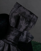 "JEAN PAUL GAULTIER HOMME" Geometric polka dot silk tie