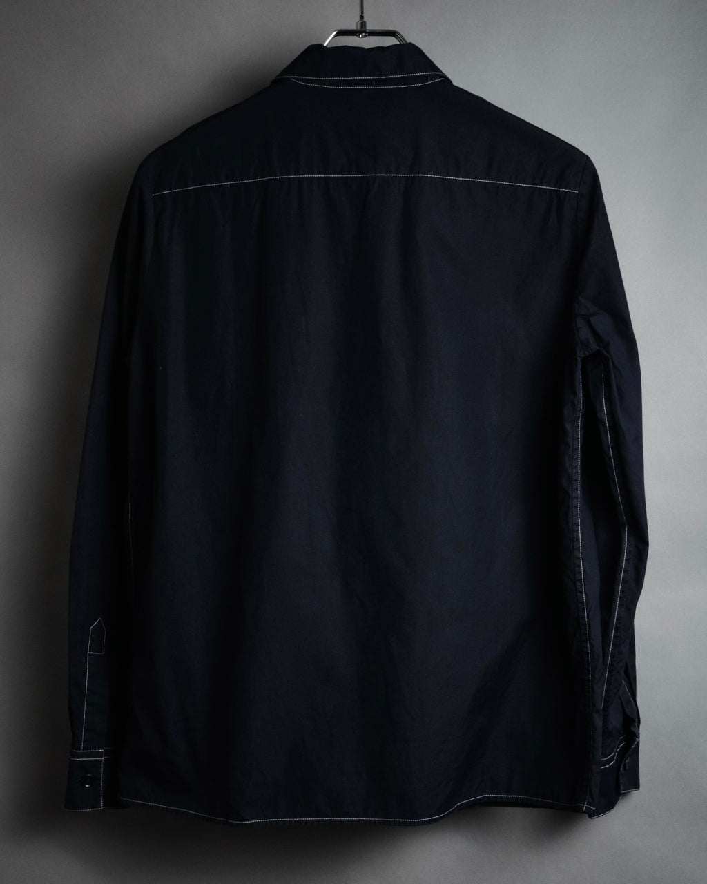 “BOTTEGA VENETA” 2010’s contrast stitch uniform cotton shirt