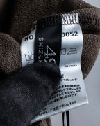 "SHIZUKA KOMURO" Dark brown color easy waist slacks