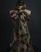 –SPECIAL– "Christian Dior"
00’s historic collage-print silk chiffon large stole