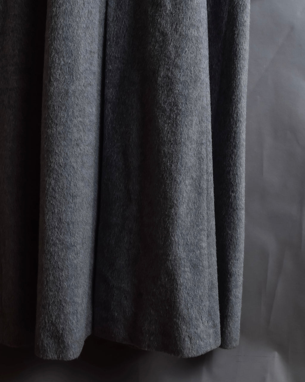 "BALENCIAGA" Alpaca blend maxi length shaped chester coat