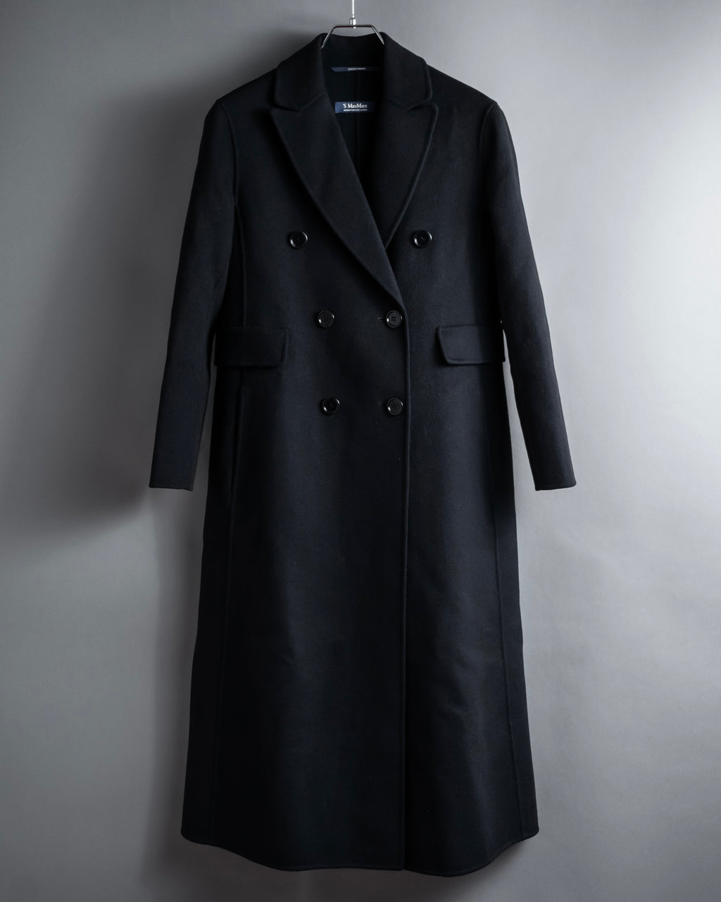 "S Max Mara" 21AW Structured double-breasted long chester coat