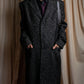 "DOLCE & GABBANA" Oversized tweed long chesterfield coat