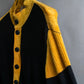 "Vivienne Westwood" Two-tone ribbed switching cardigan