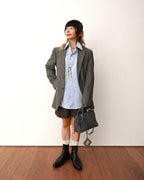 ARMANI COLLEZIONI Vintage/ Single Breasted 2B Tailored Jacket Light Gray