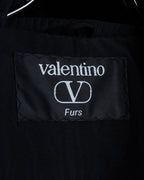-SPECIAL- “VALENTINO” 1988–1992 SAGA Mink Shawl Collar Coat
