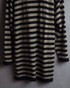 "GIANFRANCO FERRE" Striped contrast collar knit polo