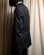 "Dolce & Gabbana" Pinstripe vertical lines emphasized tailored jacket