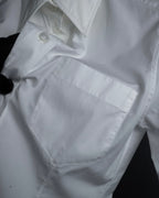 "HERMES" High-quality fine count cotton dress shirt