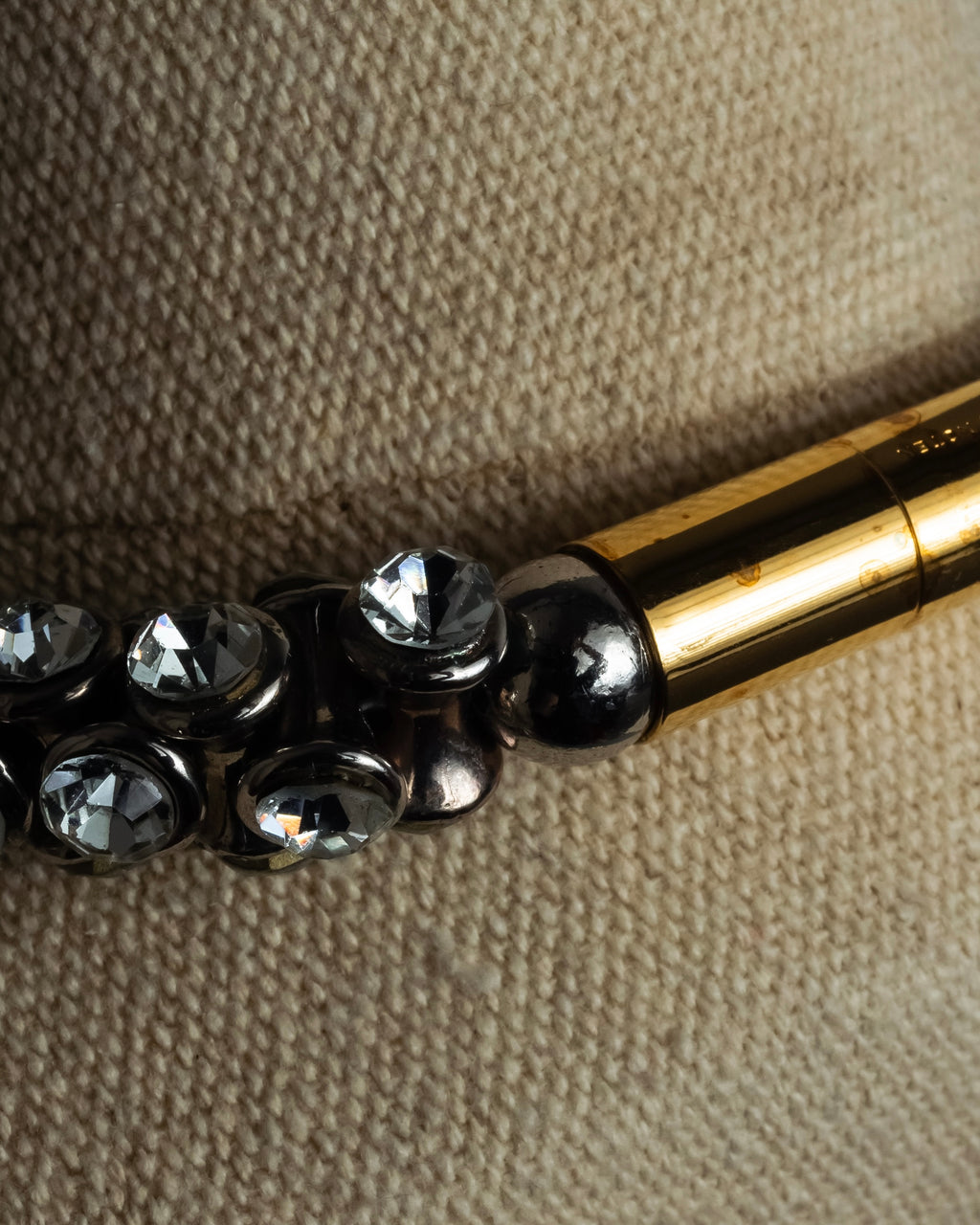 "DRIES VAN NOTTEN" 2022's Double crystal detail magnetic choker