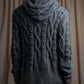 "JEAN PAUL GAULTIER" Cable knit design hooded pullover