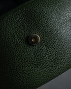 "Christian Dior" 80’s-90’s equestrian grain leather shoulder bag