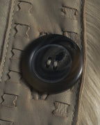 "BURBERRY BLUE LABEL" 00’s Shearling cable-knit pockets coat