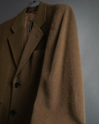 "CHRISTIAN DIOR MONSIEUR" 80's-90's Classic tailored wool melton chester coat