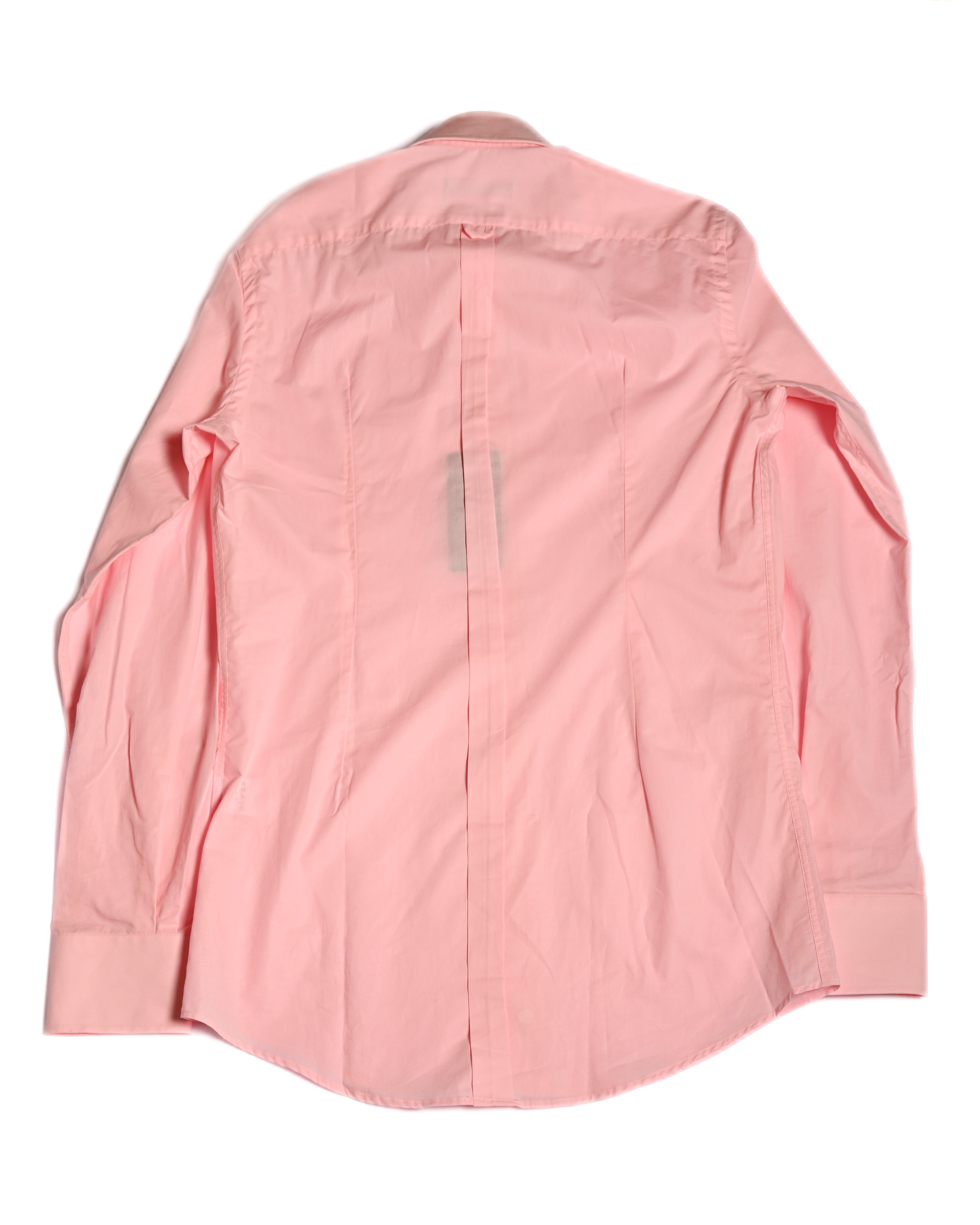 DOLCE & GABBANA/ Relax Sized Cotton Dress Shirt Pink