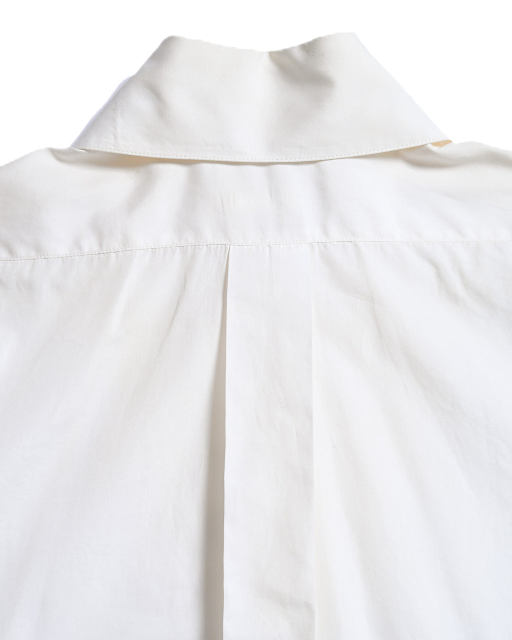 CHANEL/  Front Pleats Designed Fly Front Shirt with Gold CC Button