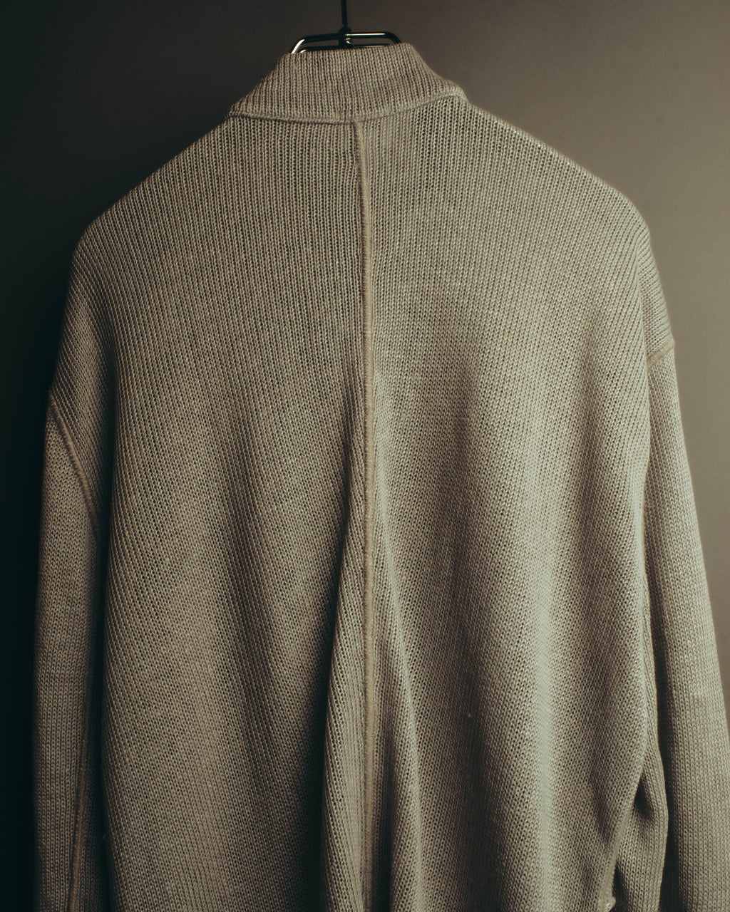 "ARMANI COLLEZIONI" 00's-10's Textured linen knit cardigan