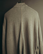 "ARMANI COLLEZIONI" 00's-10's Textured linen knit cardigan